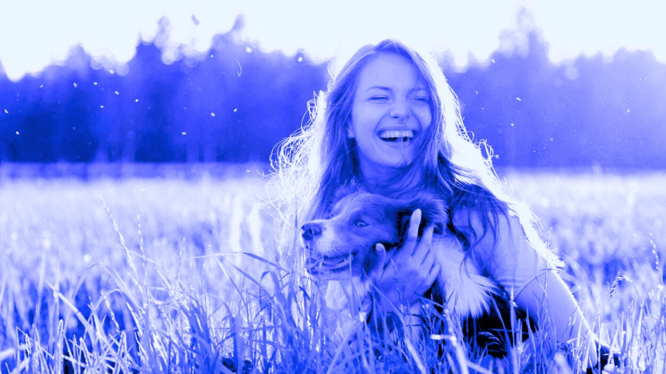 Doğa, Kadın, Çevre, Köpek, Mutluluk